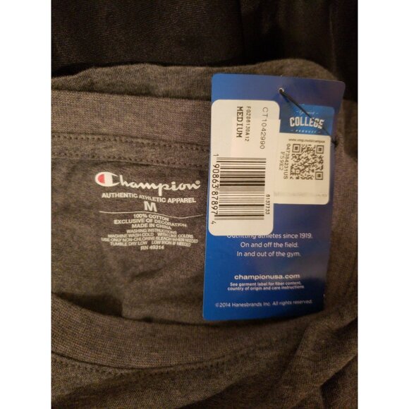 NCAA Oregon Ducks T-Shirt (M) Unisex Grey/Green/Yellow The Oregon Duck NWT - Picture 5 of 5